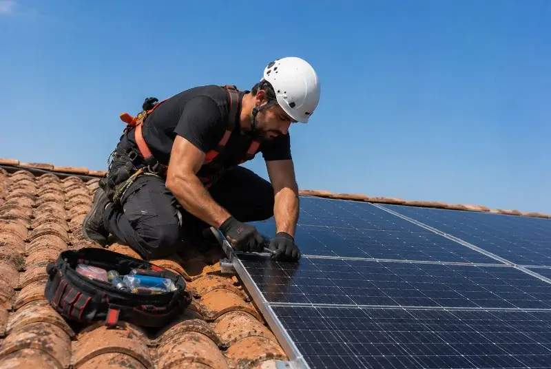 Maintenance et monitoring de panneaux solaires à Tignieu-Jameyzieu